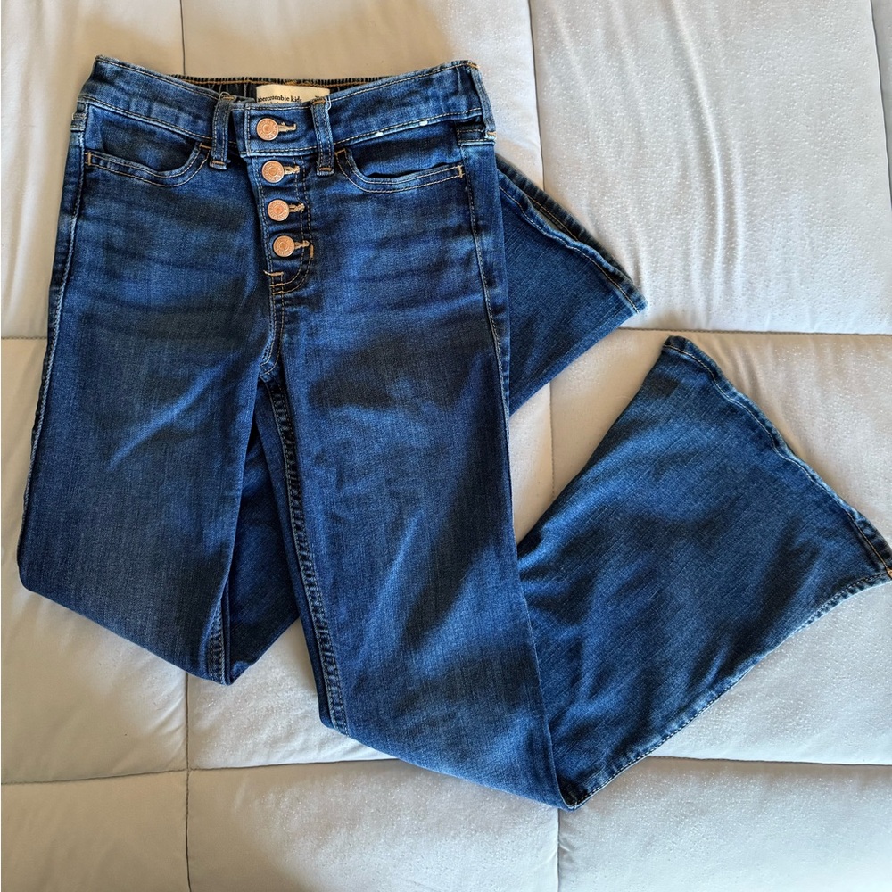 Abercrombie Kids Dark Blue Flare Jeans